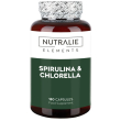 nutralie spirulina e clorella 1800mg 180 capsule
