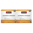 swisse magnesio e potassio - integratore per stanchezza - 20 + 20 buste - confezione doppia