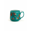 neavita - infusiera con filtro per le tisane in foglia verde 400 ml
