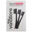 my variations black sensitive testine di ricambio 3 pezzi