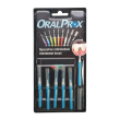 oralprox scovolini interdentali tascabili misura 1 colore azzurro 6 pezzi
