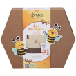 apropos bee beauty box crema mani + stick labbra con propoli pochett