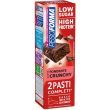 pesoforma 2 pasti completi barretta a basso contenuto di zuccheri gusto fondente crunchy 2 pezzi