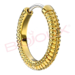 bjt385 orecchino queen anne 18mm gold plated