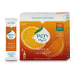 descrizione integratore alimentare a base di succo di arancia, vitamine e magnesio con edulcorante.
