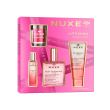 nuxe la fête en rose happy in pink florale cofanetto con olio secco 100ml + profumo 15ml + gel docc