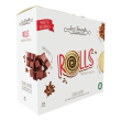 tomasello rolls merendina di pan di spagna con cioccolato e nocciola senza glutine 4 pezzi 72 grammi