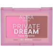 astra make-up private dream face palette blush + bronzer tonalità 01 r
