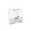 coverbasics silvercups - 2 coppette paracapezzoli in argento puro per allattamento sereno