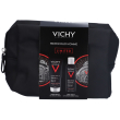 vichy protocollo homme pochette con hydra mag c gel doccia 200ml + sensi shave schiuma da barba 200m