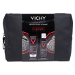 vichy cofanetto pochette regalo uomo con hydra mag c gel doccia 200ml + sensi shave schiuma da barba