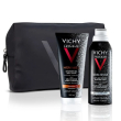 vichy cofanetto pochette regalo uomo hydra mag c gel doccia 200ml + sensi shave schiuma da barba 200