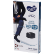 sauber pharma uomo calza dryarn 140 denari nero taglia l/xl 1 pz calz