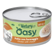 oasy gatto natury soft jelly pollo con formaggio 85gr (lattina)