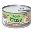 oasy gatto natury soft jelly tonnetto con vongole del pacifico 85gr (lattina)