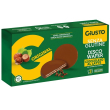 descrizione wafer con crema alla nocciola ricoperto di cioccolato al latte senza glutine, specificam