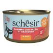 schesir gatto patã grain free sardine con salsa aragosta 70gr (lattina)