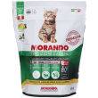 morando croccantini per gattini ricchi in pollo con salmone 400 g mang