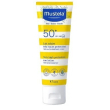 mustela latte solare spf 50+ con telo mare - latte fotoprotettivo per viso e corpo, 100 ml e telo