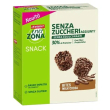 enerzona - bites milk cocoa snack di soia con cioccolato al latte senza glutine confezione 5 buste