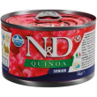 n&d quinoa agnello - alimento umido completo per cani anziani 140 gr