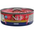 n&d quinoa senior agnello - alimento umido per gatti anziani 80 gr