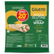 giusto senza glutine wrap piadina di avena 180 grammi per wrap farciti e ricette light