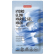 purederm - maschera viso glow marble effetto marmo idratante e luminosa in hydrogel confezione 1 pez