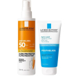 la roche-posay anthelios shaka spf 50+ spray protezione molto alta 200ml + doposole 75ml