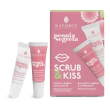 nature's peonia scrub & kiss kit labbra, 2 x 10 ml