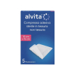 compressa adesiva sterile in tessuto non tessuto 10 cm x 15 cm 5 pezzi - alvita