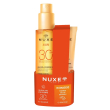 nuxe sun duo olio solare abbronzante spf30 viso e corpo 150 ml + shampoo doccia doposole 100 ml