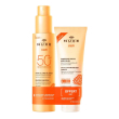 nuxe sun duo latte solare spray viso e corpo spf50 150ml + shampoo doposole 100ml