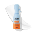 isdin fotoprotector body lotion spf 50, protezione solare corpo leggera in spray con erogatore a pis
