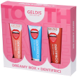 geldis dreamy box dentifricio cannella + menta pesca 3x30 ml dentifr