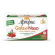 apropos gola e naso integratore doppia azione con oli essenziali gusto lampone e erbe alpine 16 past
