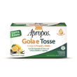 apropos gola e tosse integratore doppia azione con oli essenziali gusto limone e vaniglia 16 pastigl