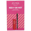 astra makeup kit regalo read-y or not combo labbra rossetto + matita l