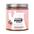 bears with benefits ah-mazing hair vitamins con biotina 60 caramelle gommose con edulcoranti senza z