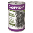 gemon cane bocconi adult vitello fegato e ortaggi 1,25kg (lattina)