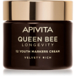 apivita - queen bee longevity crema viso ricca anti age e anti macchie confezione 50 ml