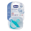 chicco physio soft gommotto ciuccio blu in silicone 16-36 mesi