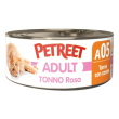 petreet gatto adult a05 tonno rosa carote 70gr (lattina)