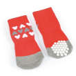 calze pet rosso 3fil cuore l