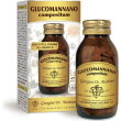 glucomannano compositum 180 pastiglie - integratore per la riduzione del peso corporeo