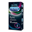 durex sync profilattici ritardanti e stimolanti 12 pezzi