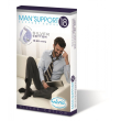 man support gambaletto 18mmhg silver cotton blu taglia 3 gloria med®