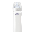chicco biberon well being vetro non decorato in silicone 240 ml neonati
