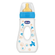 chicco biberon benessere passeggio con tettarella in caiucciù boy 240 ml + 4m