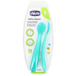 chicco cucchiaio silicone azzurro 2 pezzi